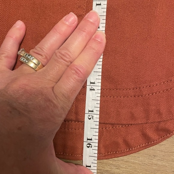 Rust  Women's Mini  Skirt - Picture 6 of 7